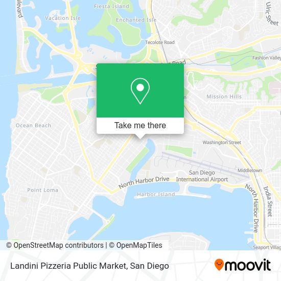 Landini Pizzeria Public Market map