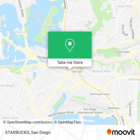 STARBUCKS map