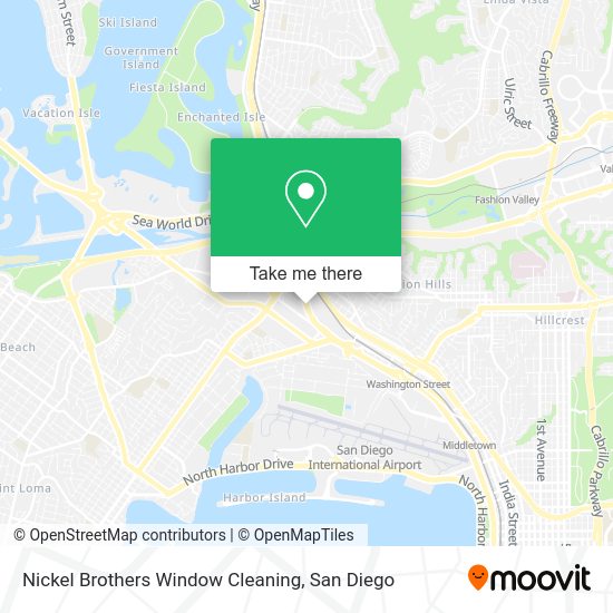 Nickel Brothers Window Cleaning map