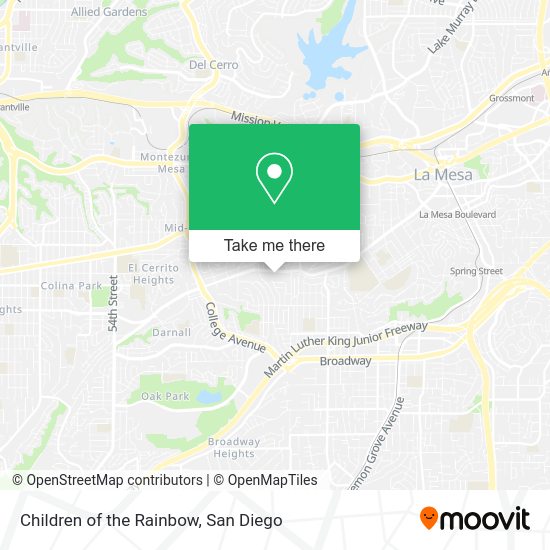 Children of the Rainbow map