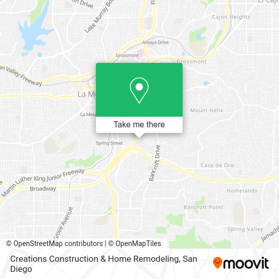 Creations Construction & Home Remodeling map