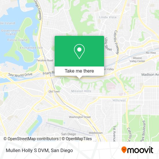 Mullen Holly S DVM map