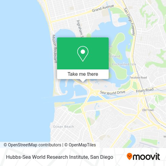 Mapa de Hubbs-Sea World Research Institute