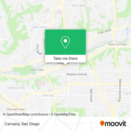 Mapa de Carvana