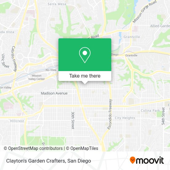 Mapa de Clayton's Garden Crafters
