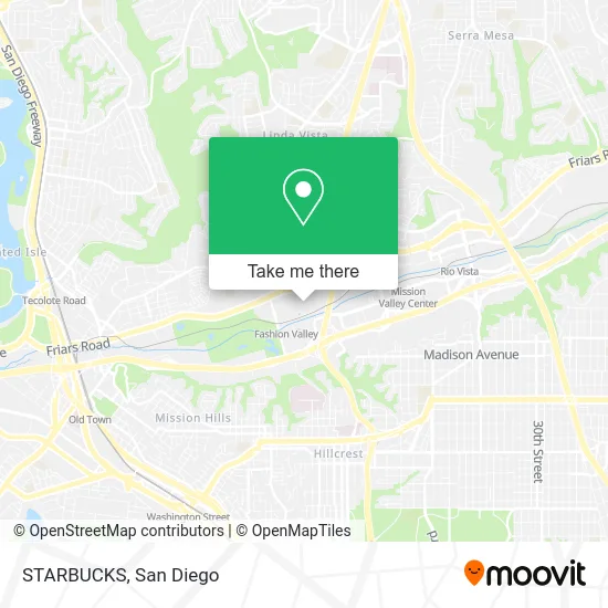 STARBUCKS map