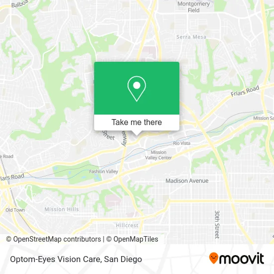 Mapa de Optom-Eyes Vision Care