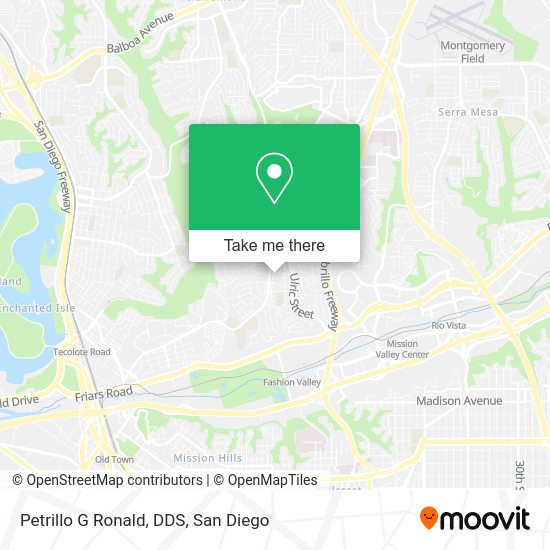 Petrillo G Ronald, DDS map