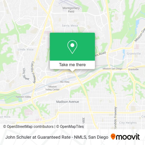 John Schuler at Guaranteed Rate - NMLS map