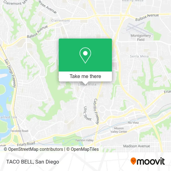 Mapa de TACO BELL