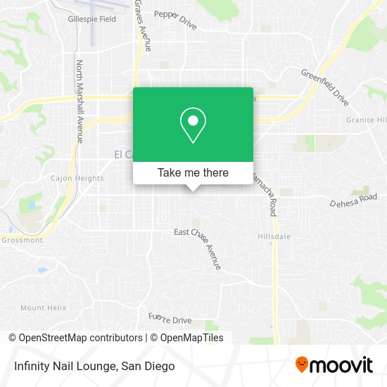 Infinity Nail Lounge map