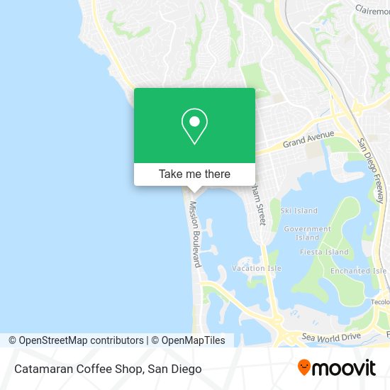 Mapa de Catamaran Coffee Shop