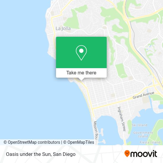 Oasis under the Sun map