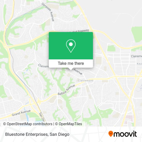 Mapa de Bluestone Enterprises