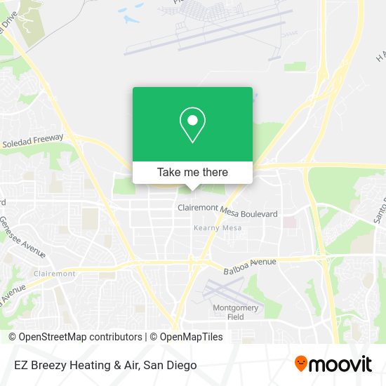 Mapa de EZ Breezy Heating & Air