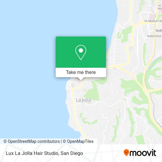 Lux La Jolla Hair Studio map
