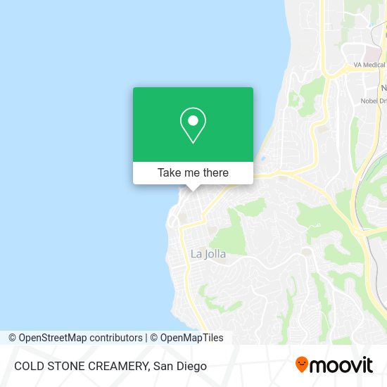 Mapa de COLD STONE CREAMERY