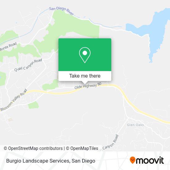 Burgio Landscape Services map