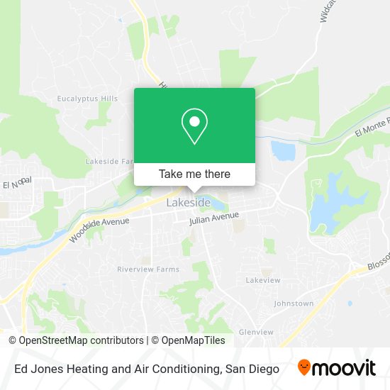 Mapa de Ed Jones Heating and Air Conditioning