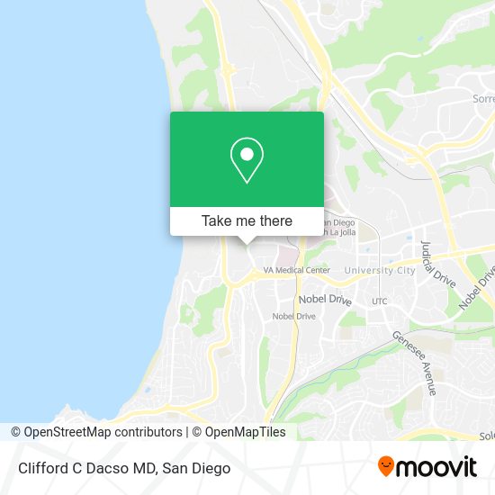 Clifford C Dacso MD map