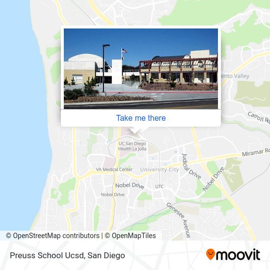 Mapa de Preuss School Ucsd