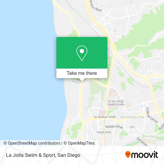 Mapa de La Jolla Swim & Sport