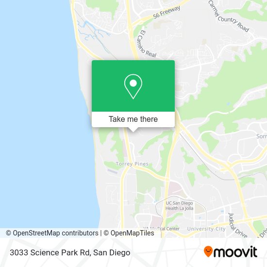 3033 Science Park Rd map