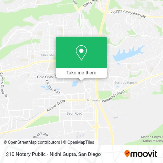 $10 Notary Public - Nidhi Gupta map