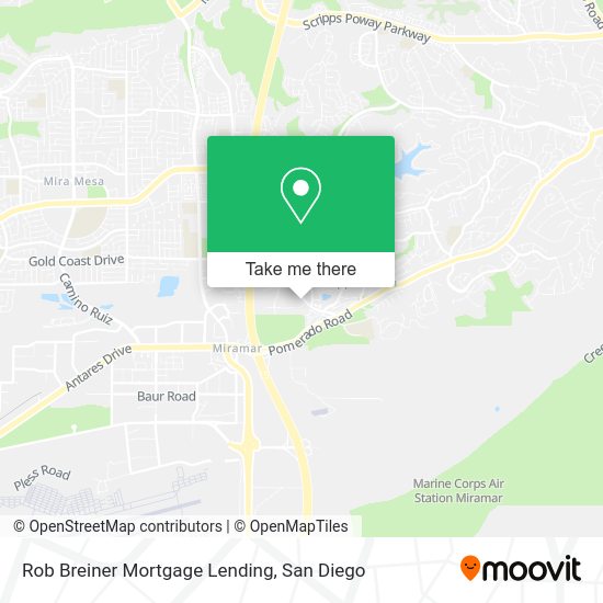 Rob Breiner Mortgage Lending map
