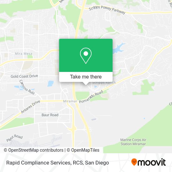 Rapid Compliance Services, RCS map