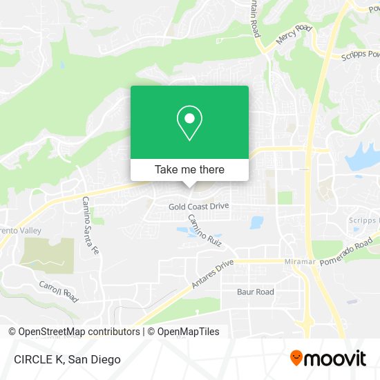 Mapa de CIRCLE K