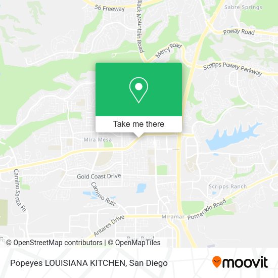 Popeyes LOUISIANA KITCHEN map