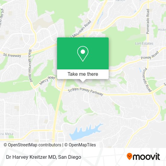 Mapa de Dr Harvey Kreitzer MD