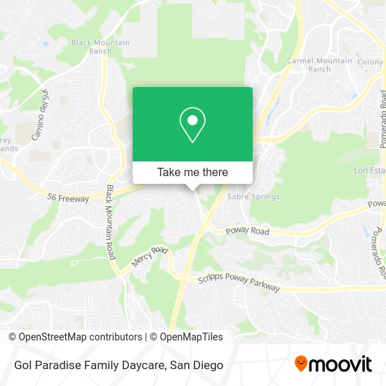 Mapa de Gol Paradise Family Daycare