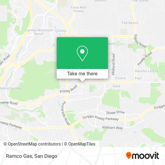 Mapa de Ramco Gas