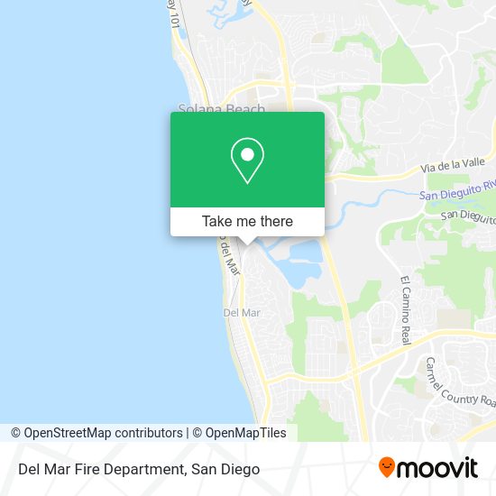 Mapa de Del Mar Fire Department