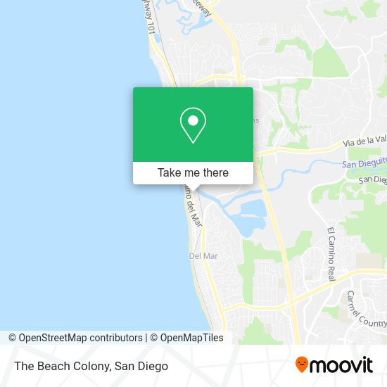 Mapa de The Beach Colony