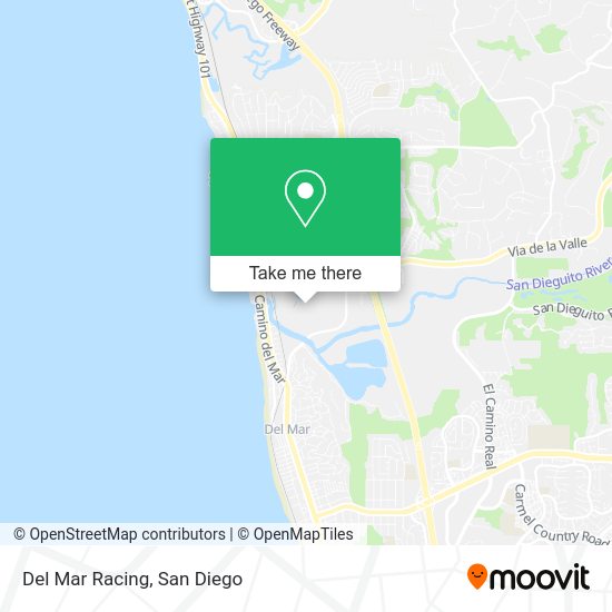 Mapa de Del Mar Racing