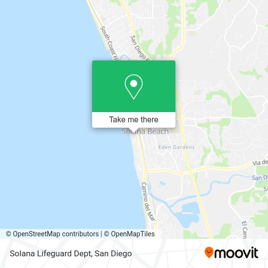 Mapa de Solana Lifeguard Dept