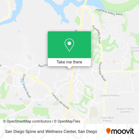 San Diego Spine and Wellness Center map