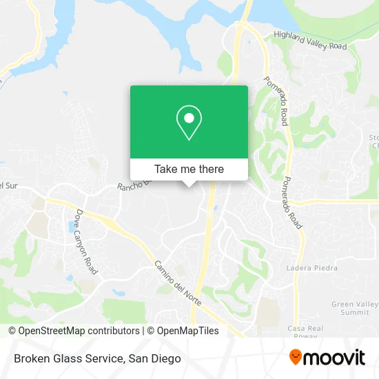 Broken Glass Service map