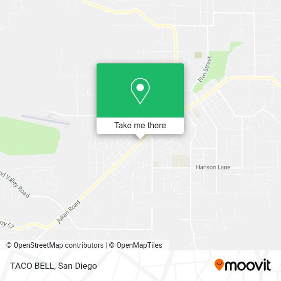 TACO BELL map