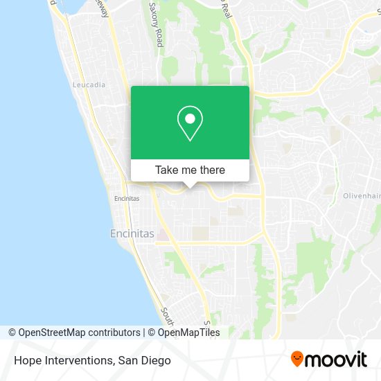Mapa de Hope Interventions