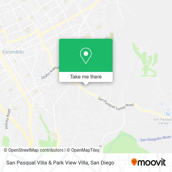 San Pasqual Villa & Park View Villa map