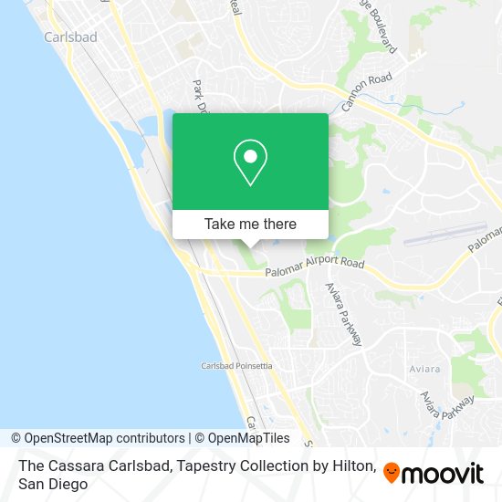 The Cassara Carlsbad, Tapestry Collection by Hilton map