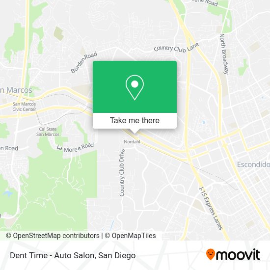 Dent Time - Auto Salon map