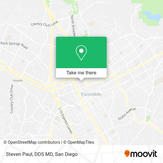 Mapa de Steven Paul, DDS MD