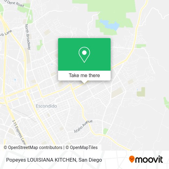 Mapa de Popeyes LOUISIANA KITCHEN