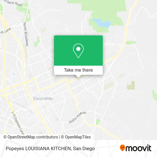 Popeyes LOUISIANA KITCHEN map