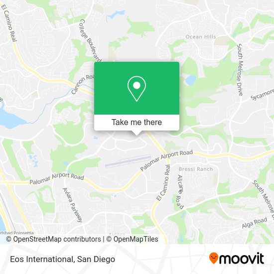 Eos International map